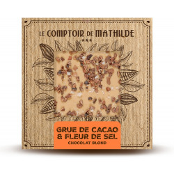 Tablette Grué & fleur de sel - Chocolat blond