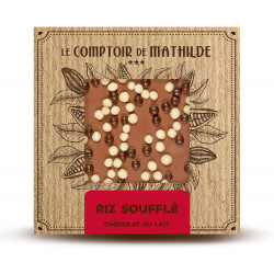 Tablette Riz soufflé - Chocolat lait