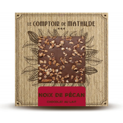 Tablette Noix de pécan - Chocolat lait