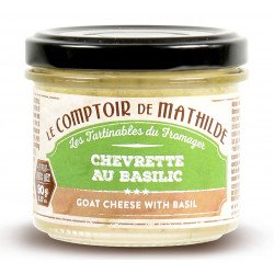 Chevrette au Basilic tartinable 90g