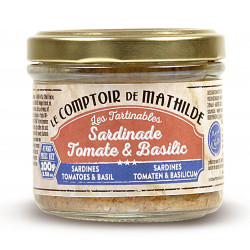 Sardine Tomate et Basilic tartinable de la mer 100g