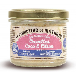 Crevettes Coco et Citron tartinable 100g