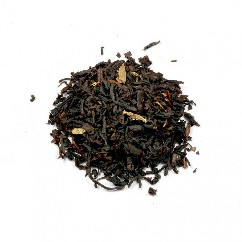 coffret à thé en bois noir avec assortiment de 8 parfums de thés