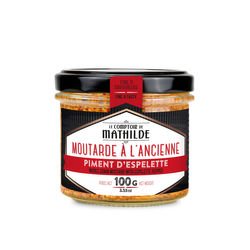 Moutarde à l'ancienne au Piment d'Espelette 100g