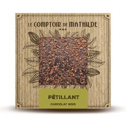 Tablette Pétillant - Chocolat noir