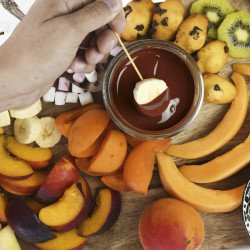 Fondue de Chocolat au Lait et mini-guimauves