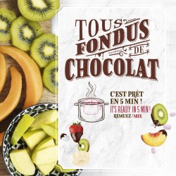 Fondue de Chocolat au Lait et mini-guimauves