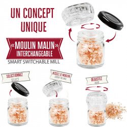 Coffret Bar à Sels et Poivres du Monde x7