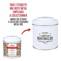 Thé Noir Amande Cerise - 100g Boite Métal