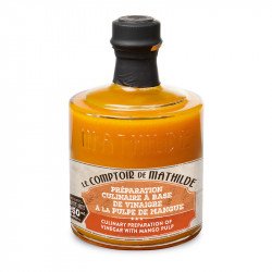 Préparation culinaire à base de Vinaigre à la Pulpe de Mangue - 25 cl