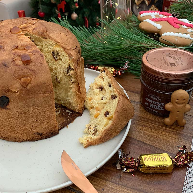Panier Gourmand de Noël Sucré: Panettone, Chocolat, Biscuits et Thé Dammann  Frères : : Epicerie